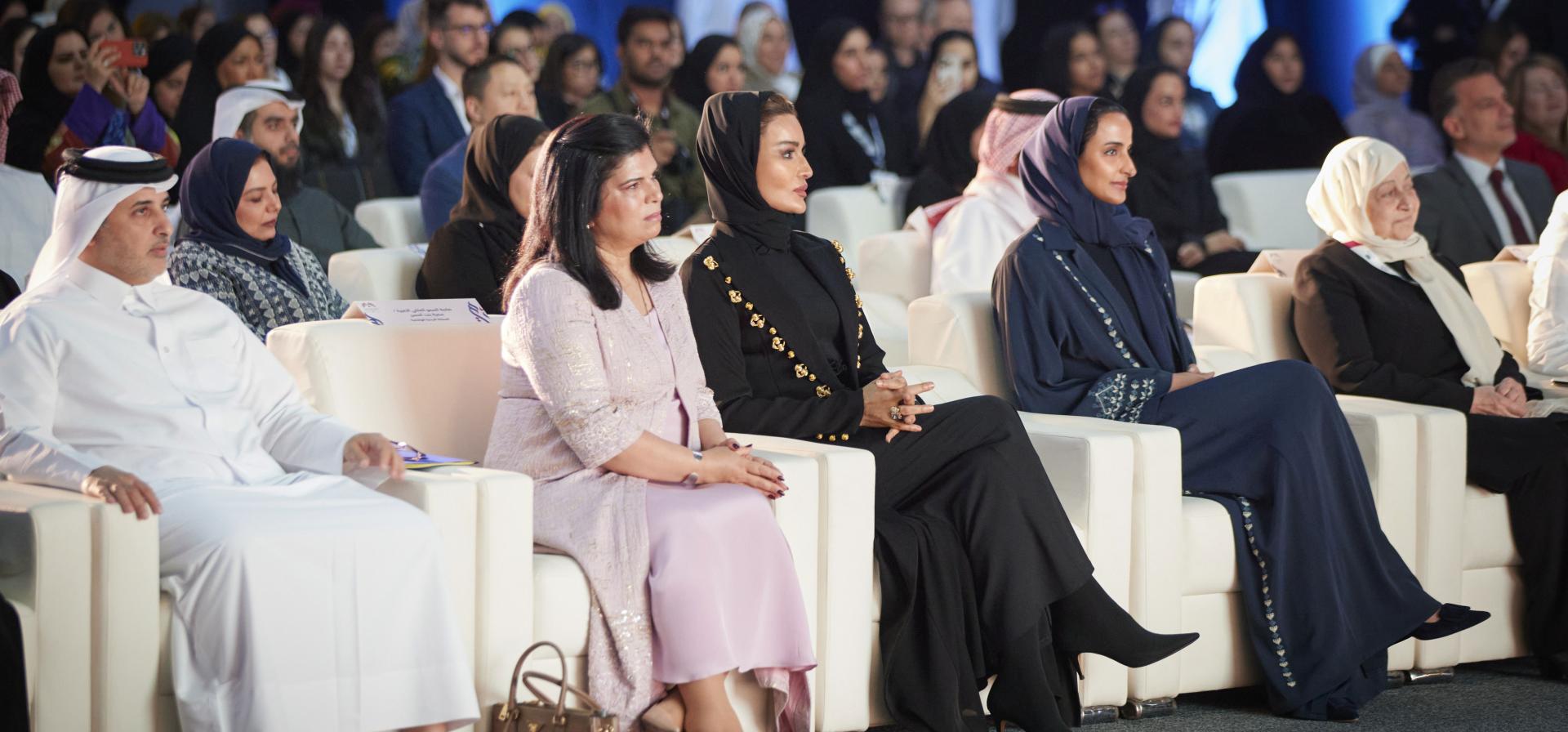 Her Highness Sheikha Moza attends QF’s celebration of International Day of Education