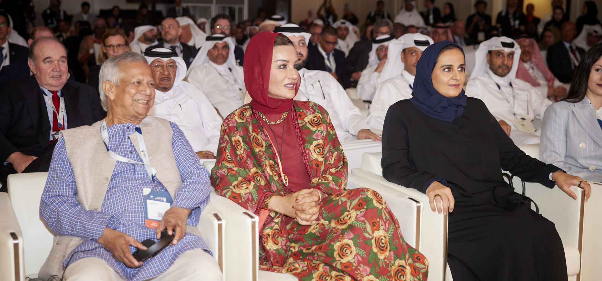 Her Highness Sheikha Moza bint Nasser Attends Opening Ceremony of QF’s Earthna Summit 2025