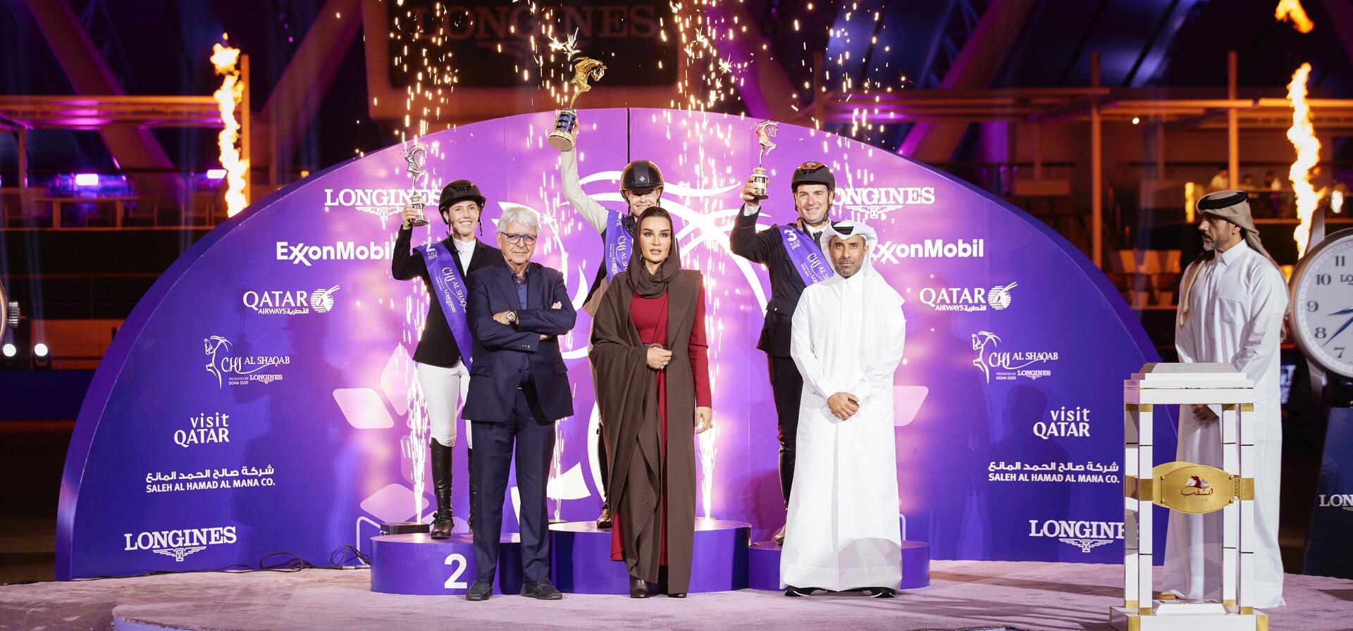 Her Highness crowns winners of CSI5* CHI Al Shaqab - Grand Prix