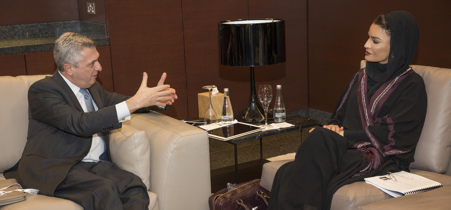 صاحبة السمو تعقد عددا من الاجتماعات على هامش اعمال وايز 2017