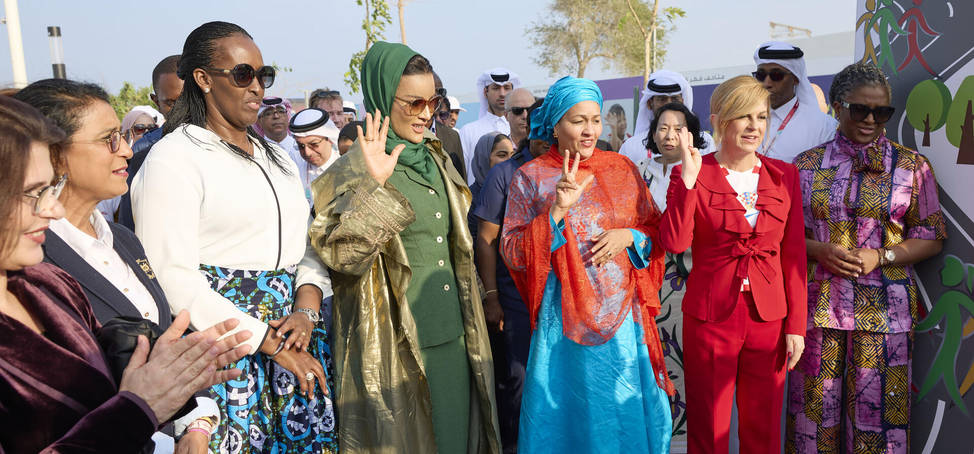 صاحبة السمو تختم فعاليات جناح أهداف التنمية المستدامة لمؤسسة التعليم فوق الجميع