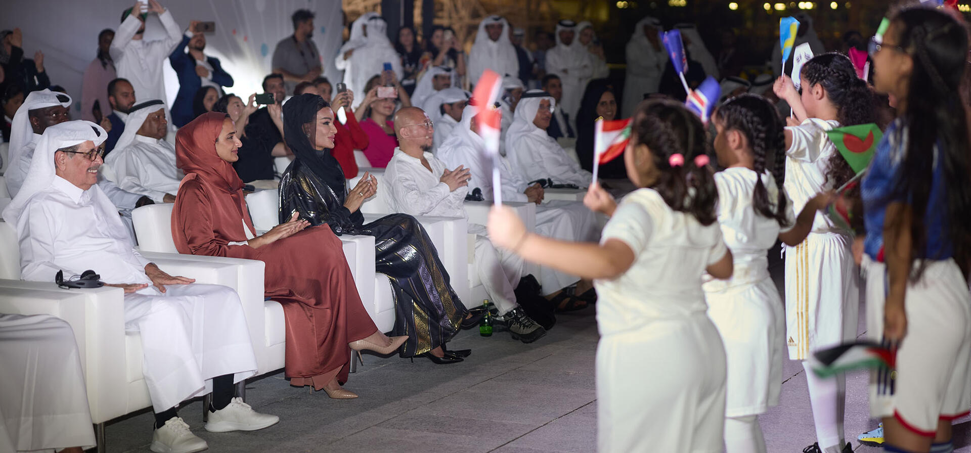 Her Highness Attends the Inauguration of art installation ‘Come Together’ AT QF