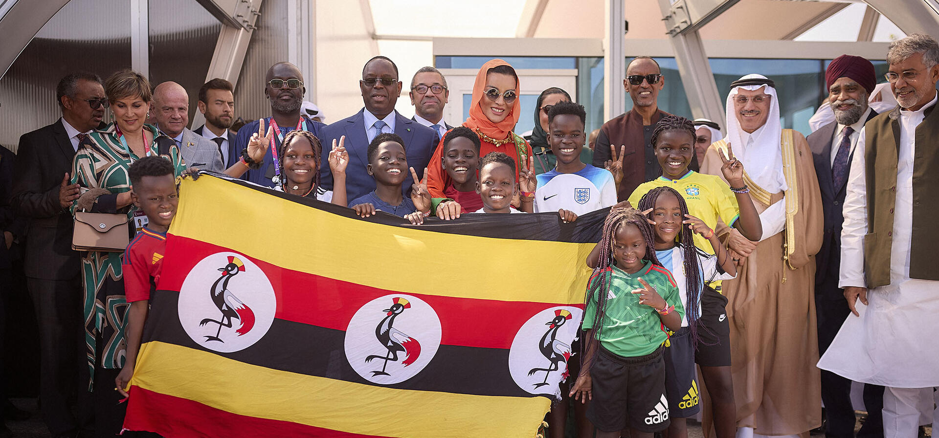 صاحبة السمو تفتح جناح أهداف التنمية المستدامة لمؤسسة التعليم فوق الجميع