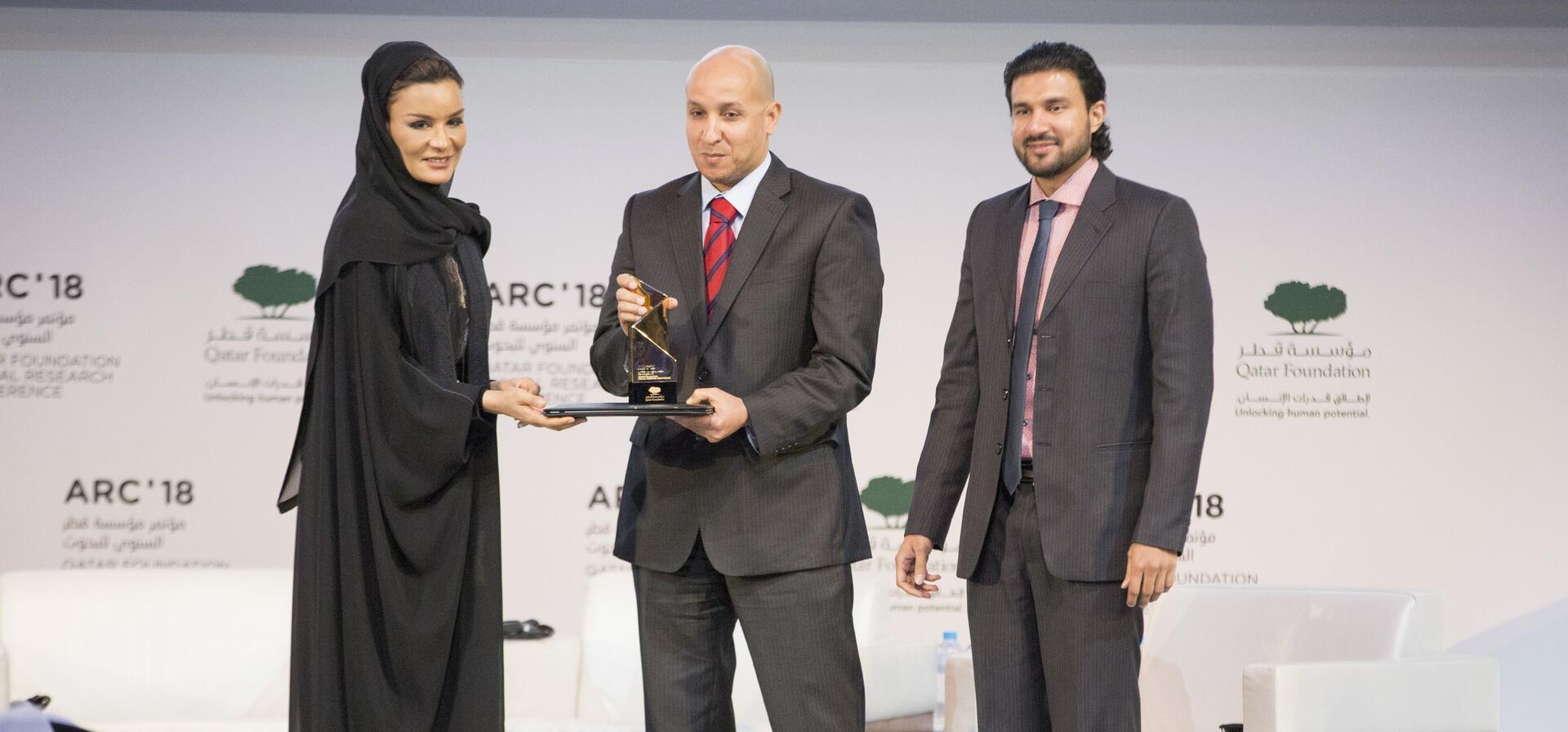 HH Sheikha Moza attends opening session of Qatar Foundation Annual Research Conference 2018