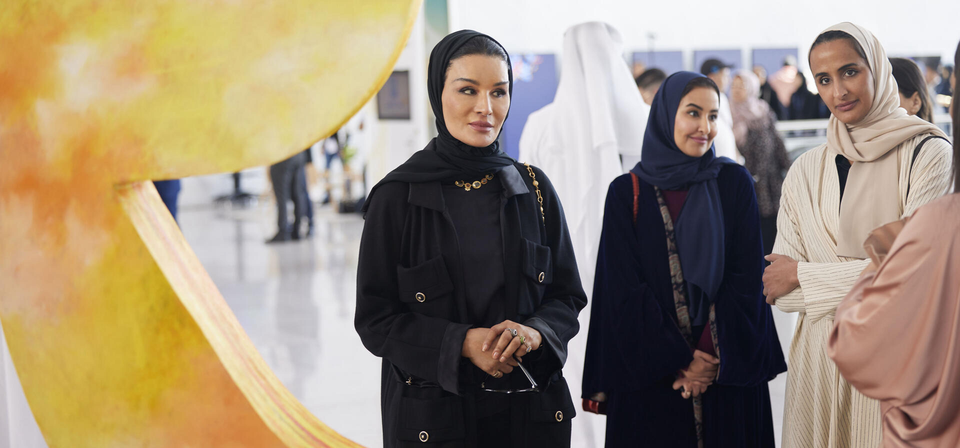  بالعربي TED صاحبة السمو الشيخة موزا بنت ناصر تشهد افتتاح قمّة 