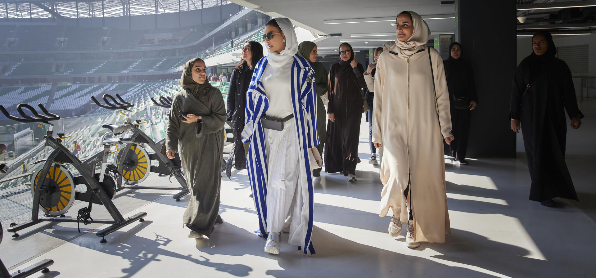 Her Highness Sheikha Moza Attends Qatar Foundation's National Sport Day Activities