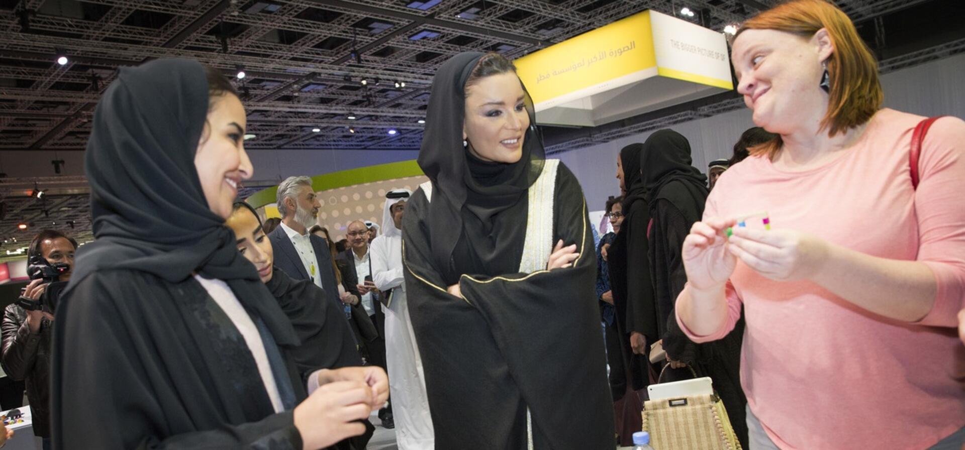 صاحبة السمو تشارك في فعالية "مؤسستي" لمؤسسة قطر