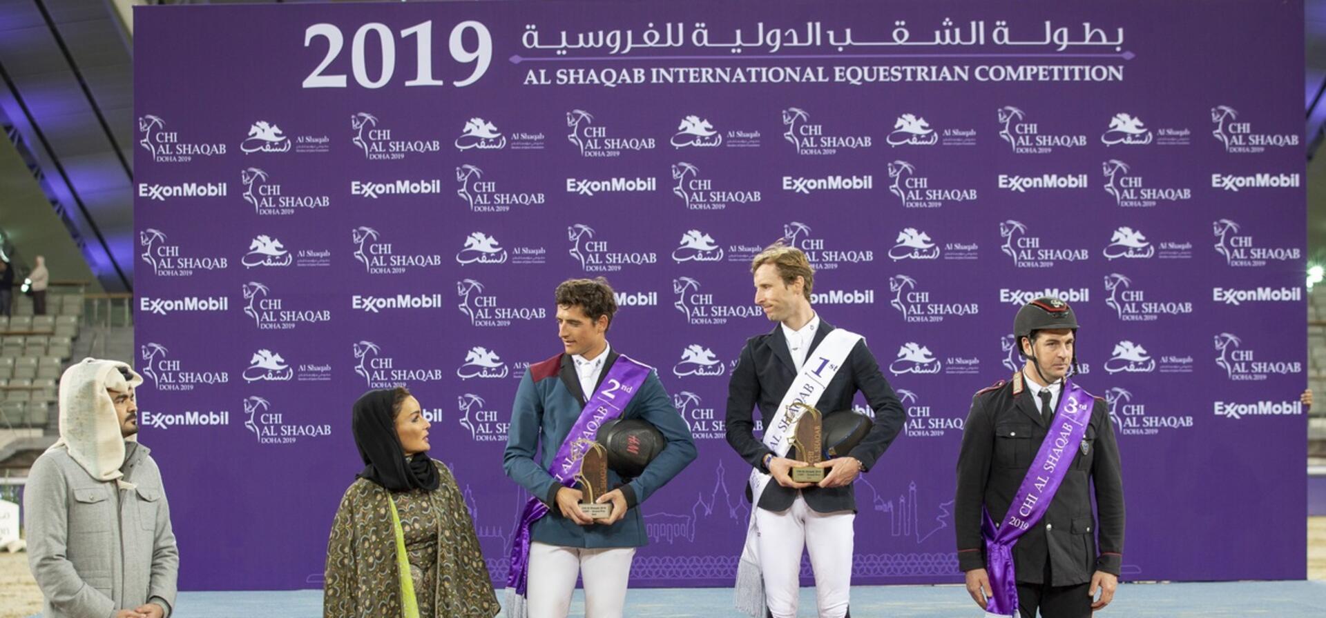 HH Sheikha Moza crowns CHI Al Shaqab 2019 Grand Prix winner