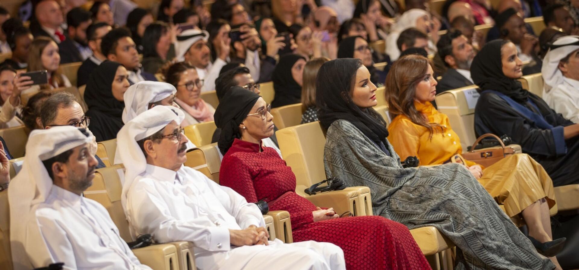 HH Sheikha Moza attends closing session of WISE 2019