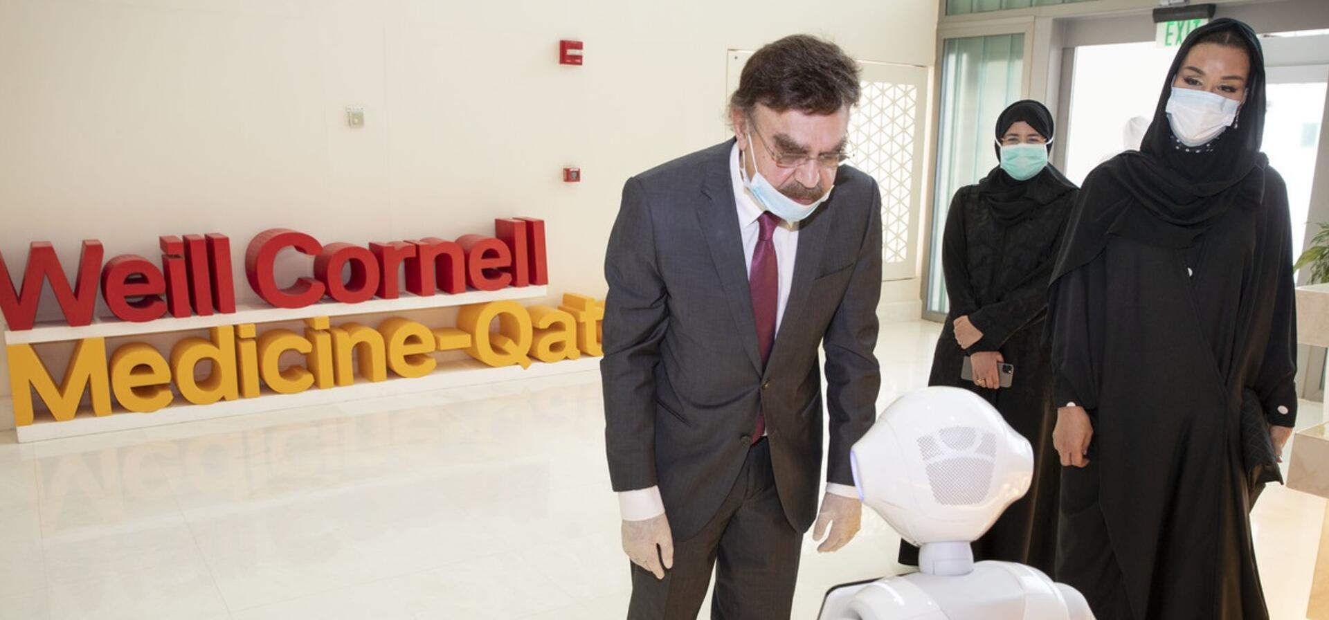 صاحبة السمو تشهد اعتماد منظمة الصحة العالمية لـوايل كورنيل للطب مركزا متعاونا لمكافحة الأمراض المعدية