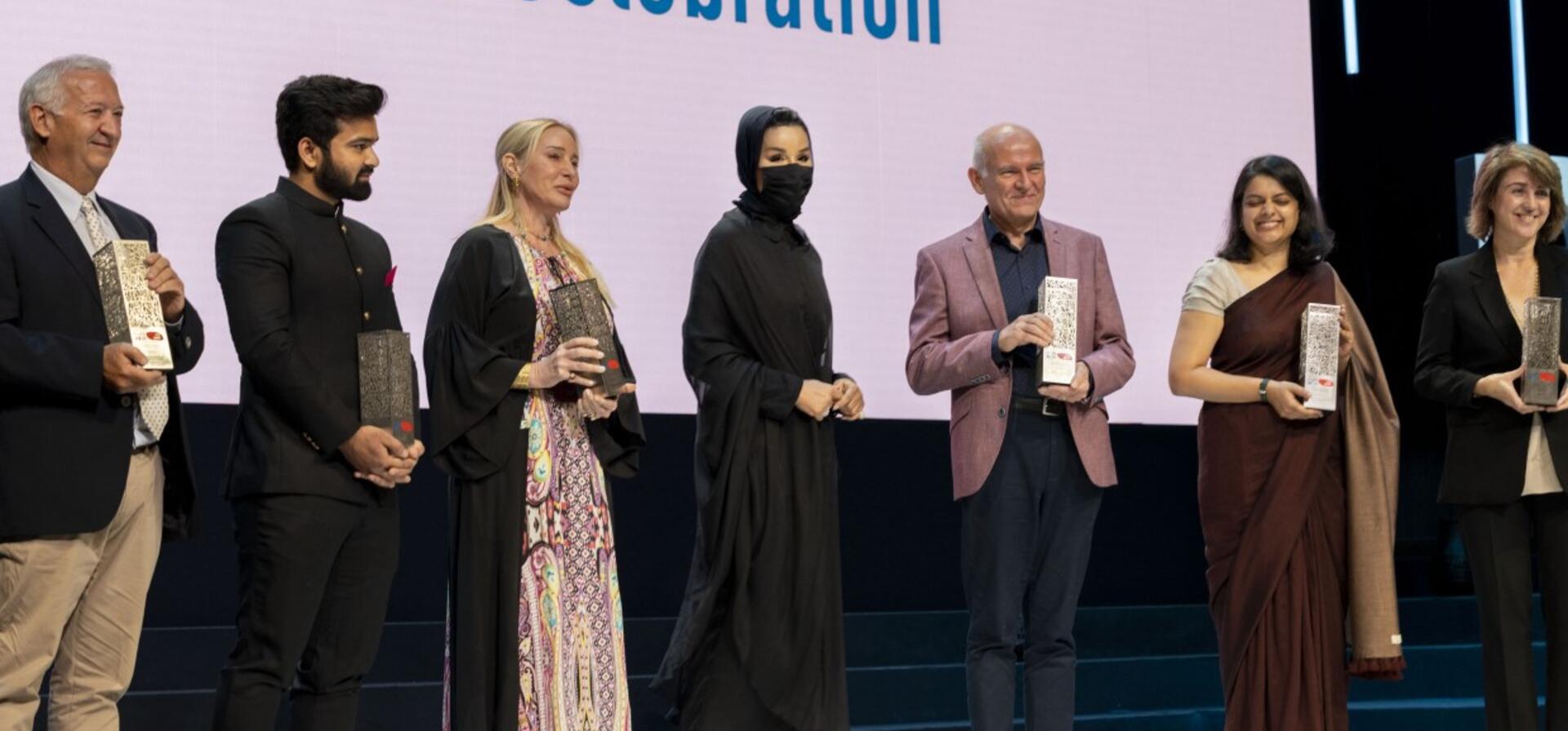 HH Sheikha Moza attends 2021 WISE Awards session