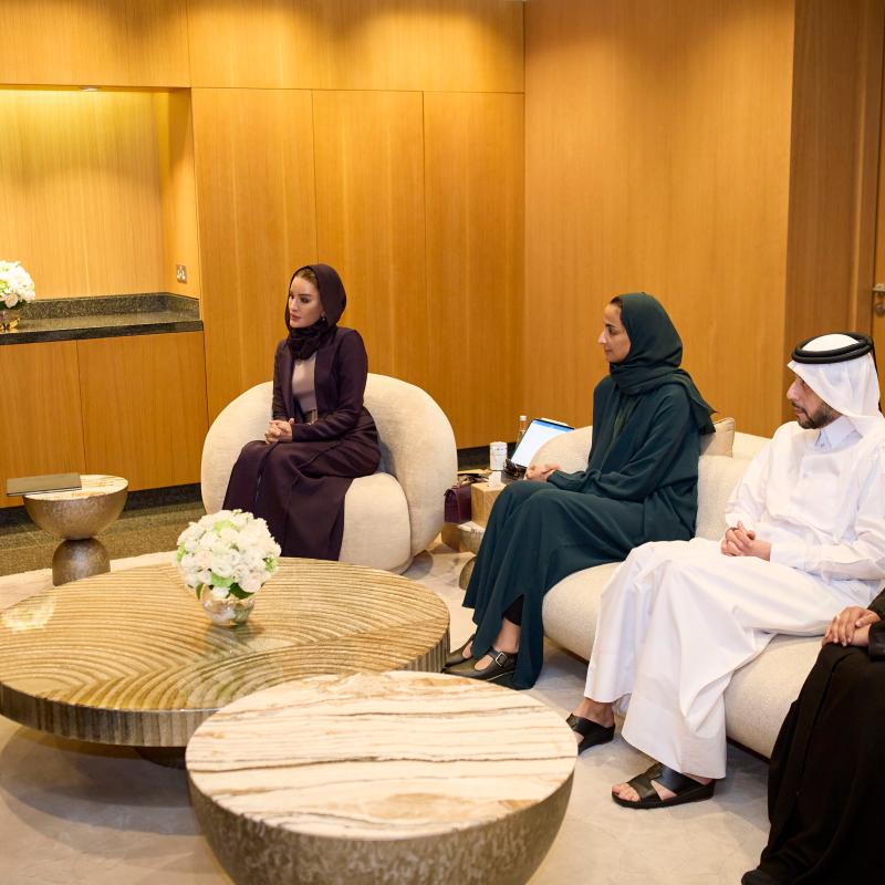 Her Highness Meets with Director-General of the World Health Organization