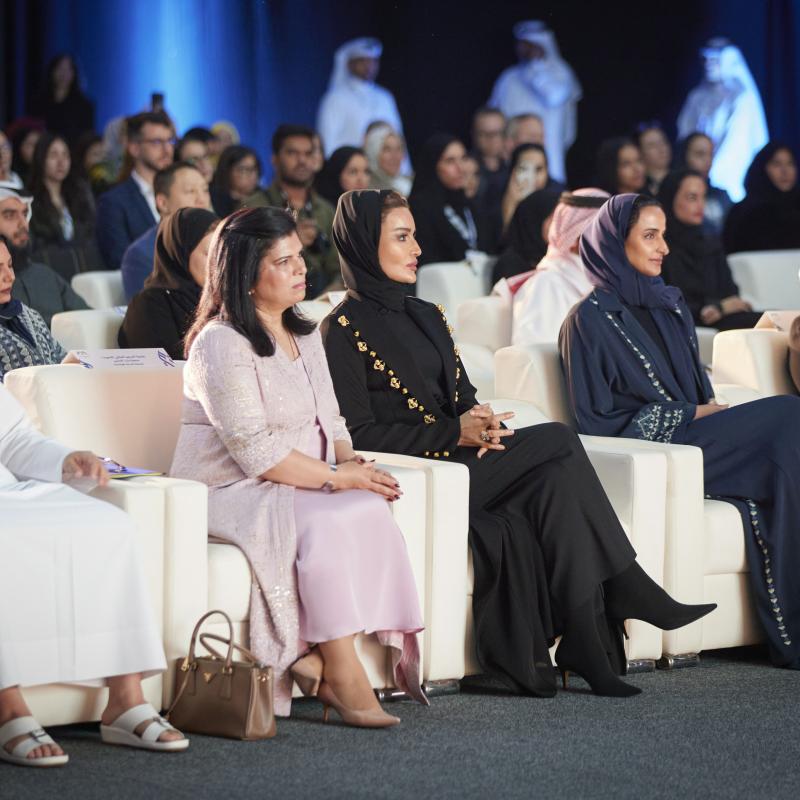 Her Highness Sheikha Moza attends QF’s celebration of International Day of Education