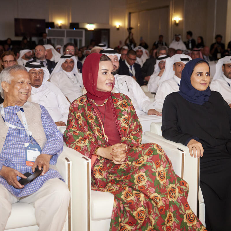 Her Highness Sheikha Moza bint Nasser Attends Opening Ceremony of QF’s Earthna Summit 2025