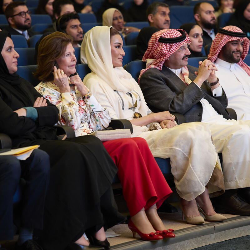 Her Highness Sheikha Moza bint Nasser attends a Social Entrepreneurship event at QF