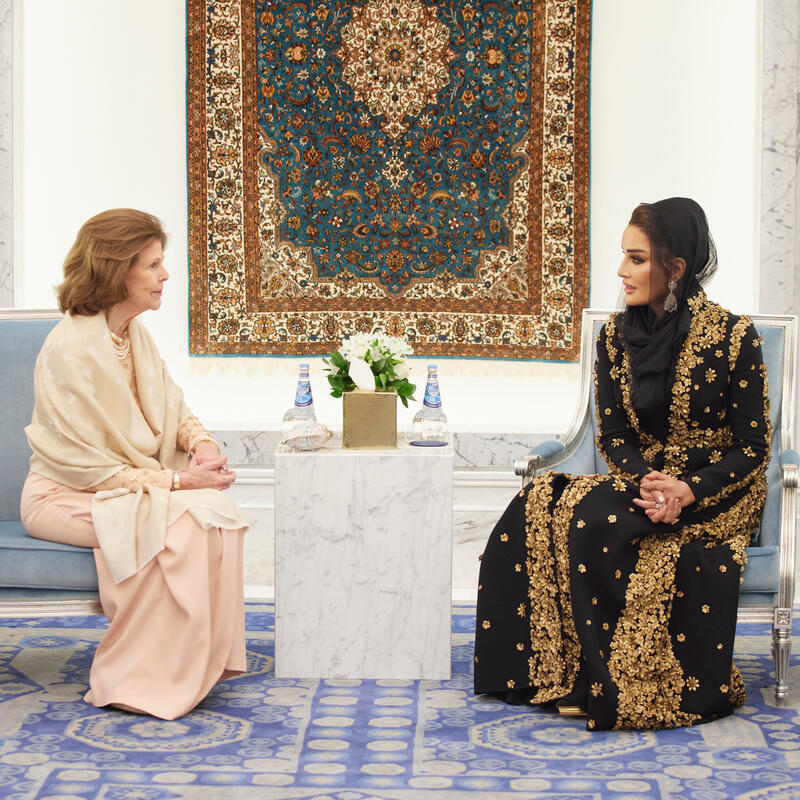 صاحبة السمو تجتمع برئيسة مينتور العالمية ورئيس مجلس أمناء مينتور العربية