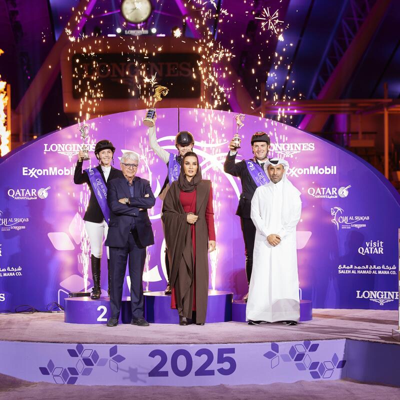 Her Highness crowns winners of CSI5* CHI Al Shaqab - Grand Prix