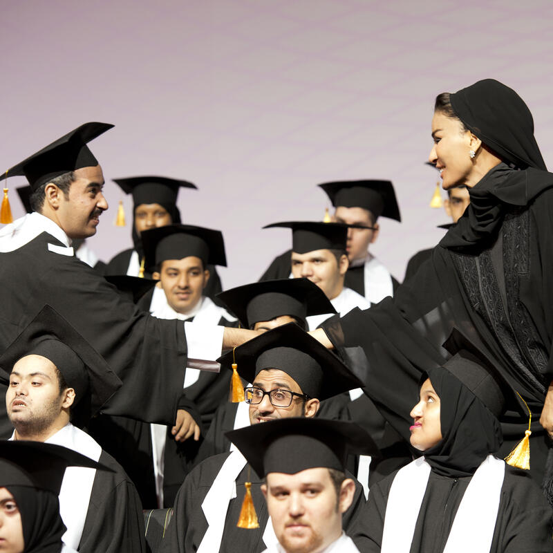 HH Sheikha Moza Witnesses Shafallah Center Graduation Ceremony