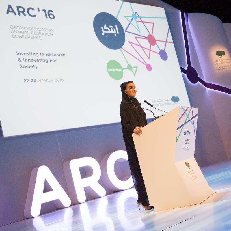 HH Sheikha Moza  inaugurates the sixth edition of Qatar Foundation's annual research conference