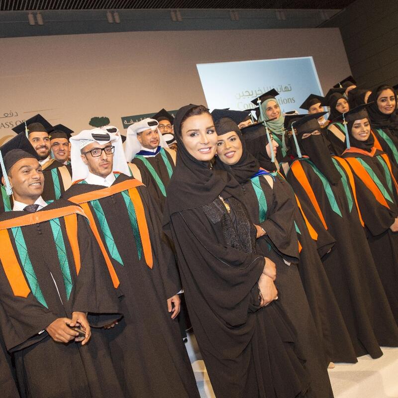 HH Sheikha Moza Witnesses Hamad bin Khalifa University (HBKU) Graduation