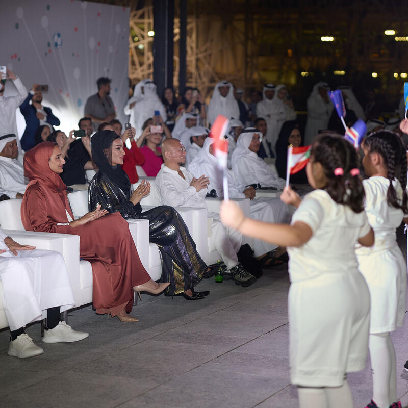 Her Highness Attends the Inauguration of art installation ‘Come Together’ AT QF