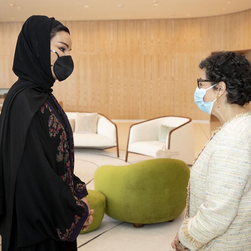 HH Sheikha Moza meets with Spanish Minister of Foreign Affairs, European Union and Cooperation