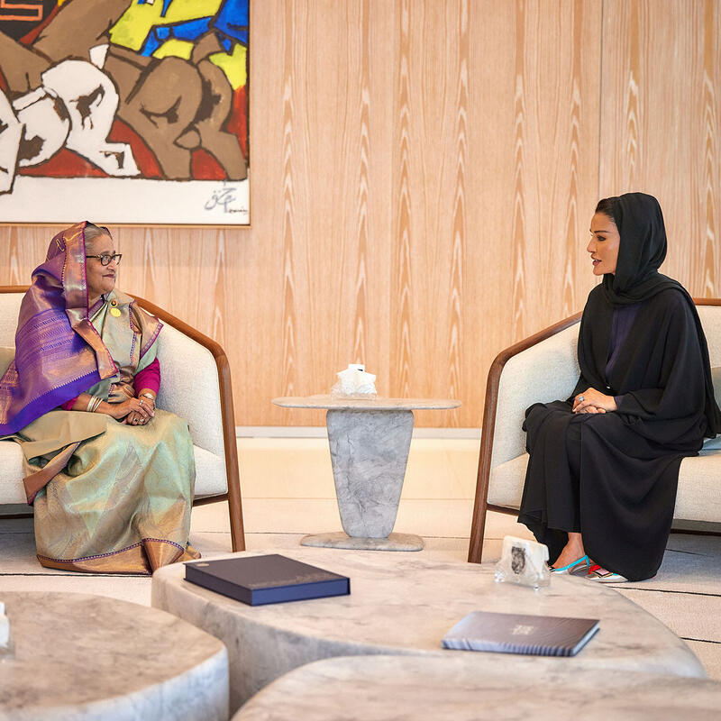 Her Highness Meets with The Prime Minister of Bangladesh