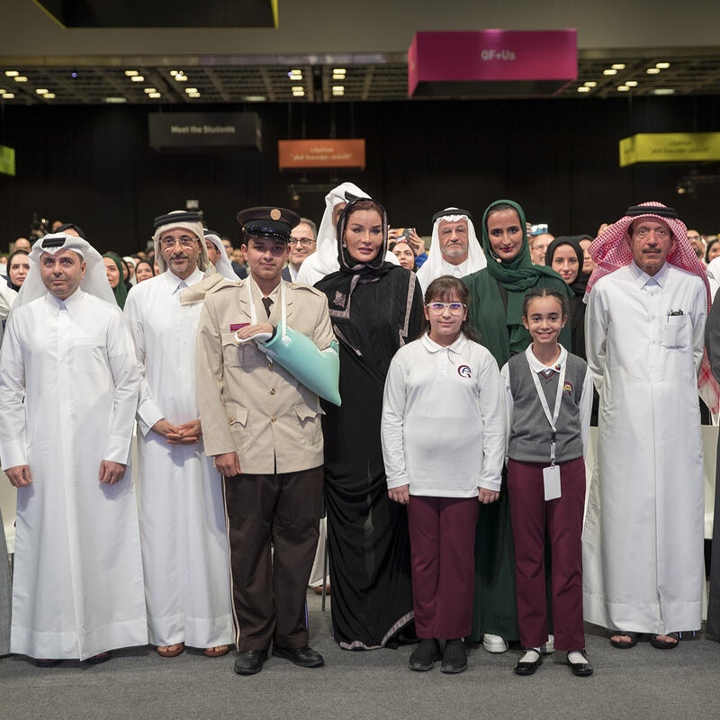 صاحبة السمو تشارك في فعالية "مؤسستي" احتفالاً بالذكرى الخامسة والعشرين لتأسيس مؤسسة قطر