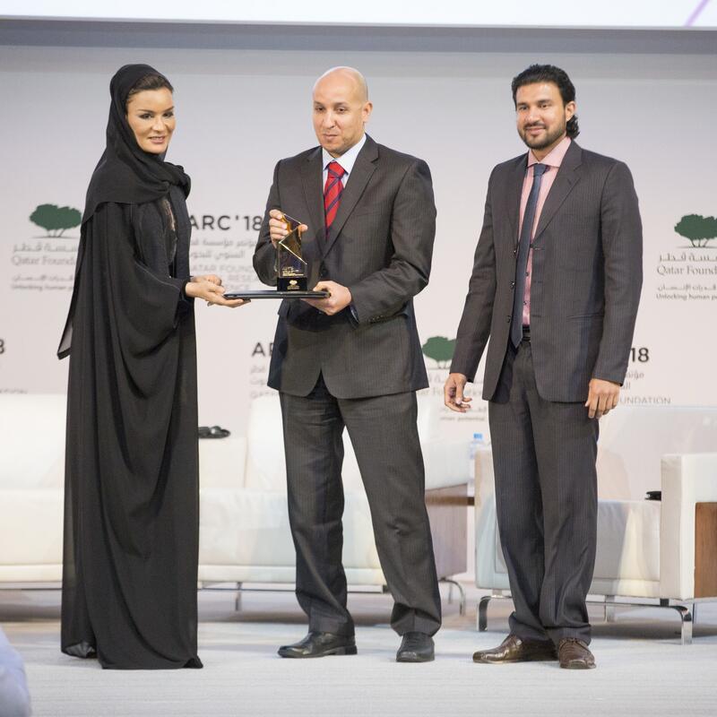 صاحبة السمو تشارك في الجلسة الإفتتاحية لمؤتمر مؤسسة قطر السنوي للبحوث 2018