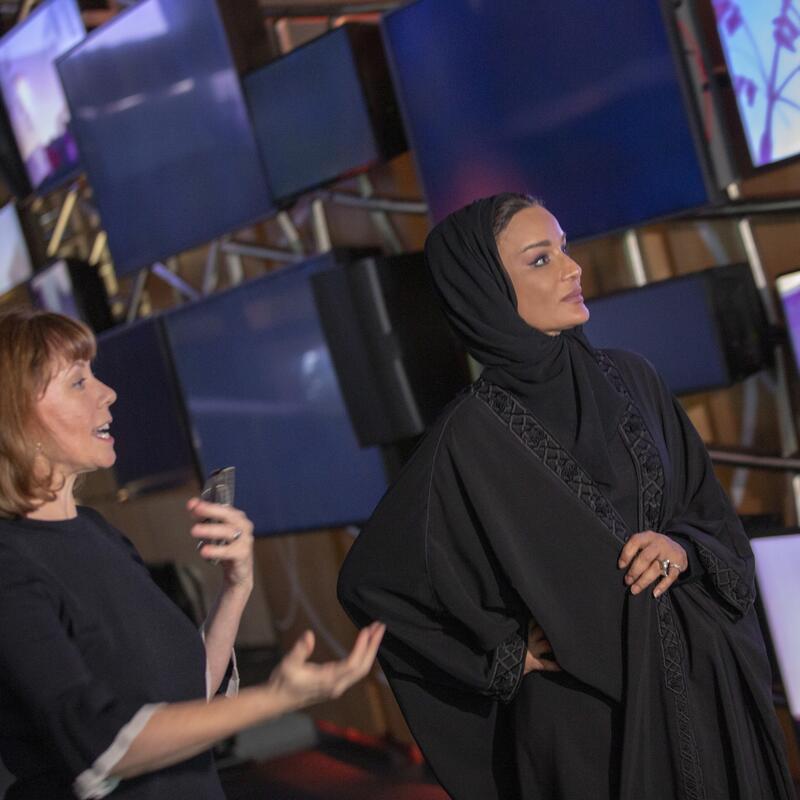 HH Sheikha Moza officially opens region’s first media museum, "The Media Majlis"