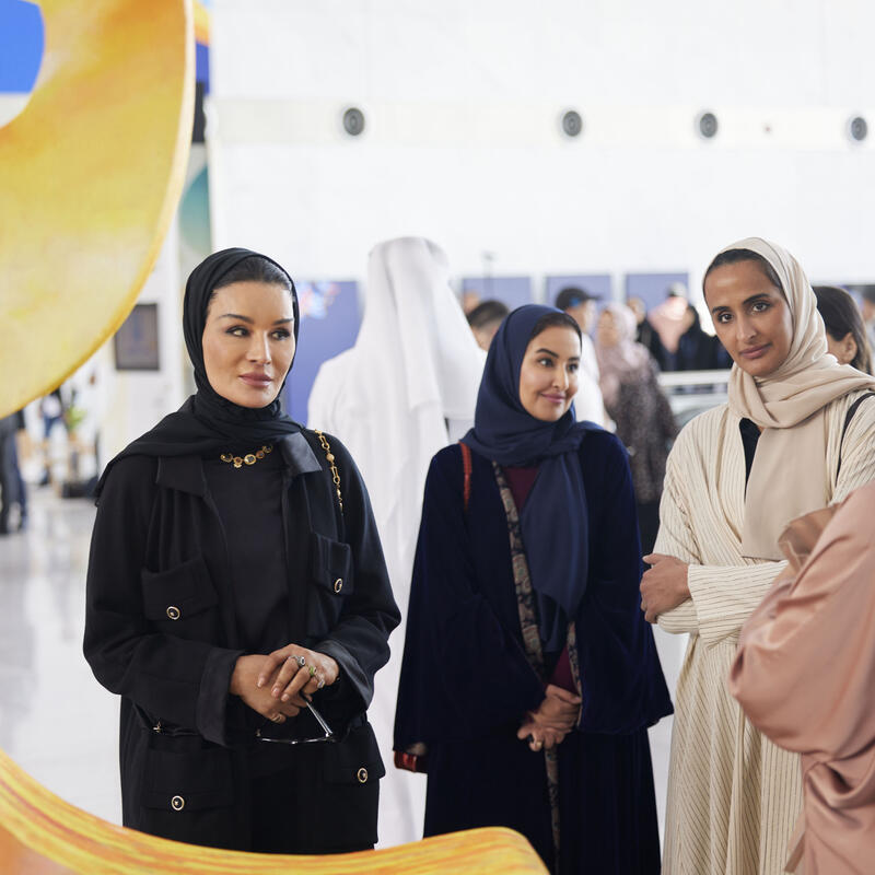  بالعربي TED صاحبة السمو الشيخة موزا بنت ناصر تشهد افتتاح قمّة 