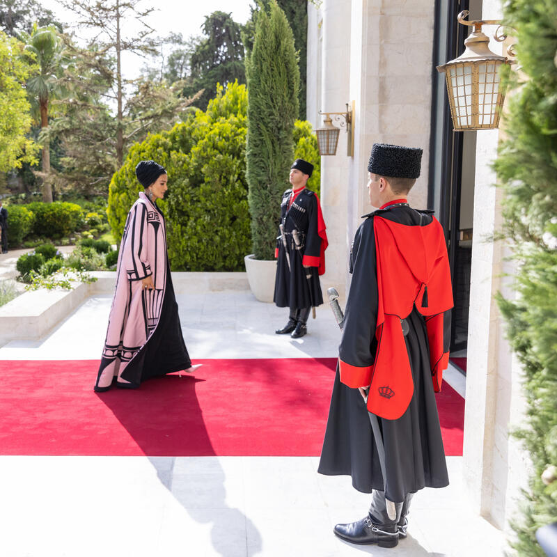 صاحبة السمو تشهد حفل زفاف ولي عهد الأردن