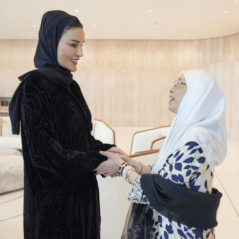 صاحبة السمو تجتمع بحرم رئيس وزراء ماليزيا