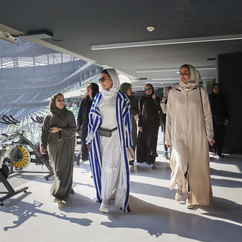 Her Highness Sheikha Moza Attends Qatar Foundation's National Sport Day Activities