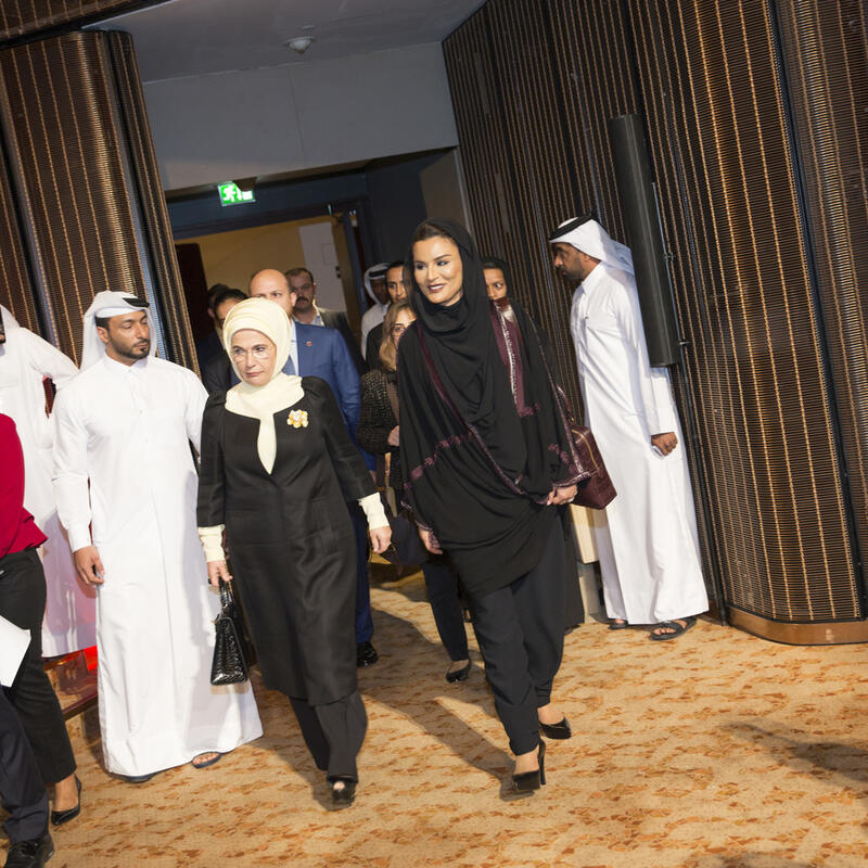صاحبة السمو تفتح أعمال مؤتمر "وايز" 2017