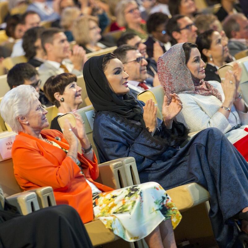 HH Sheikha Moza Attends Closing of WISH 2018