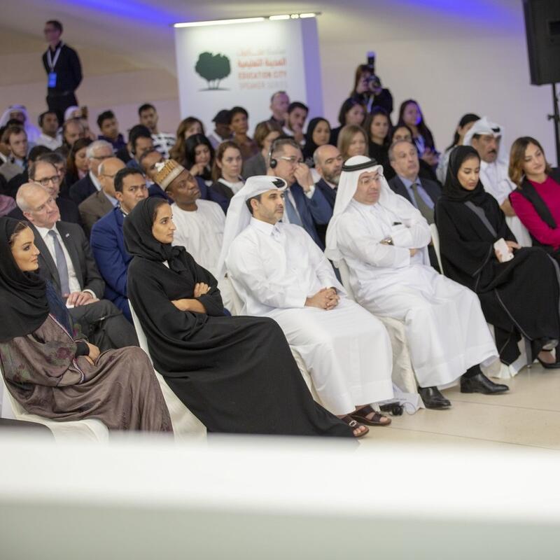 HH Sheikha Moza attends UN Secretary-General lecture at HBKU