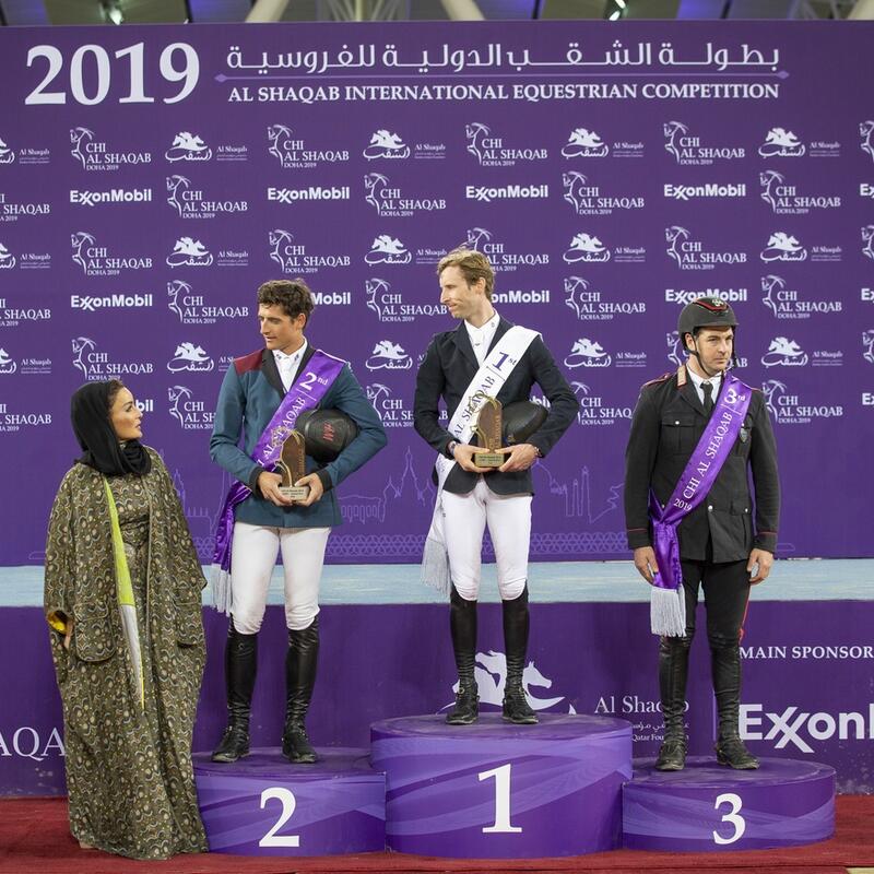 HH Sheikha Moza crowns CHI Al Shaqab 2019 Grand Prix winner