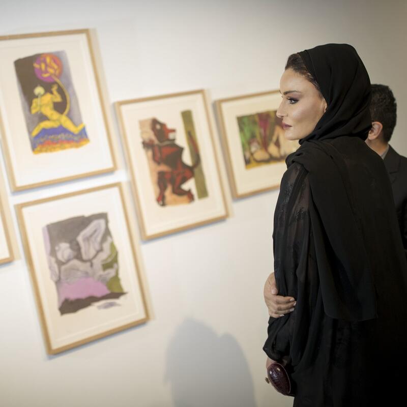 HH Sheikha Moza attends opening of two Mathaf exhibitions celebrating Indian art