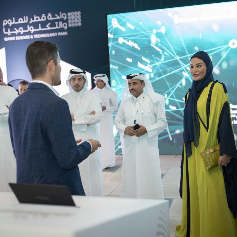 HH Sheikha Moza attends 'Catalyzing The Future' QSTP celebration