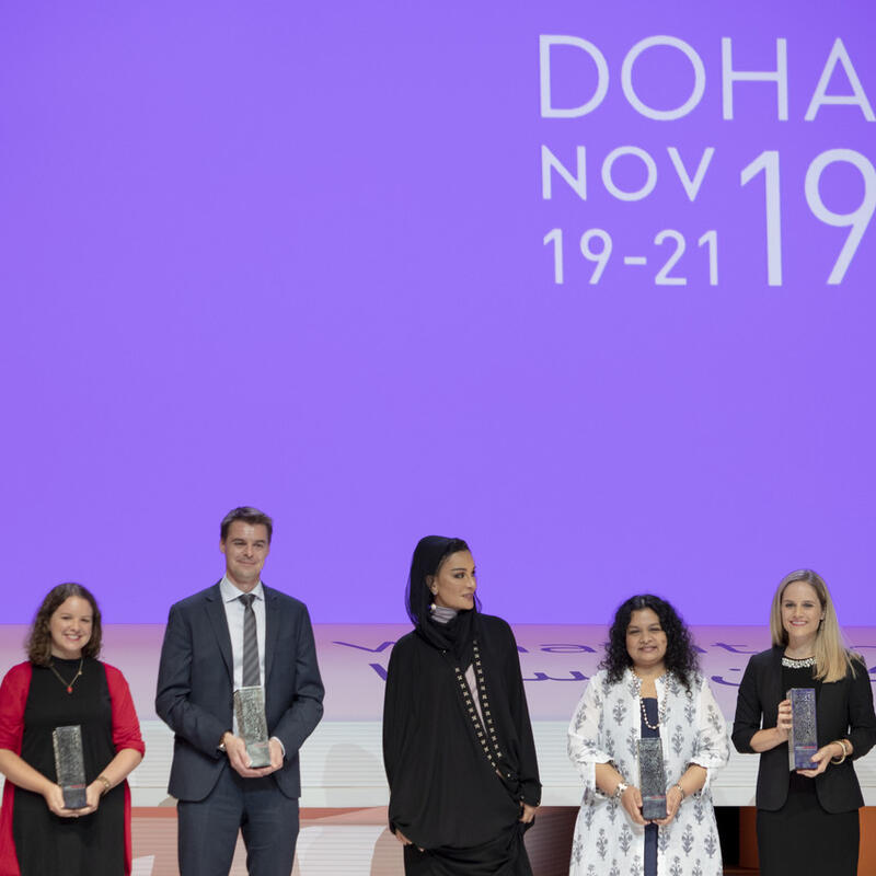 HH Sheikha Moza attends 2019 WISE Awards session