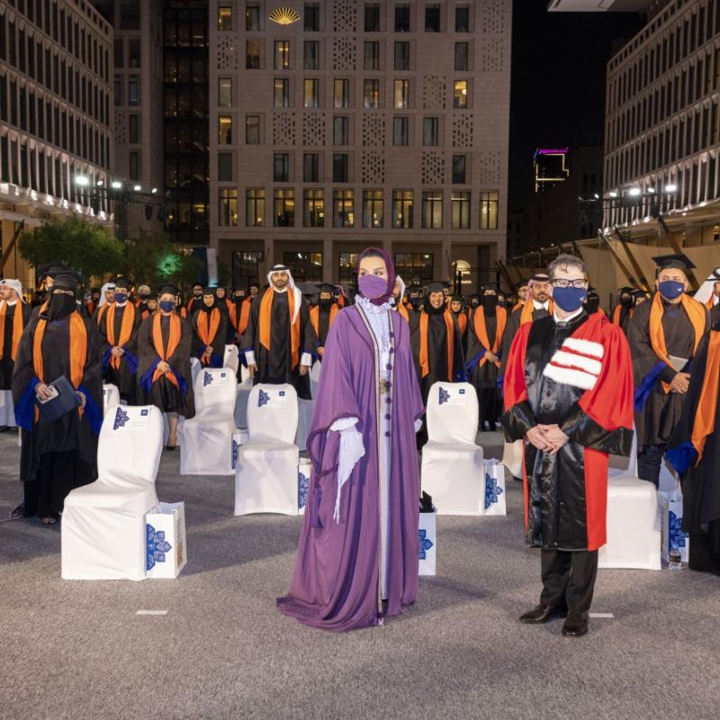 HH Sheikha Moza attends HEC Paris in Qatar graduation and new building inauguration