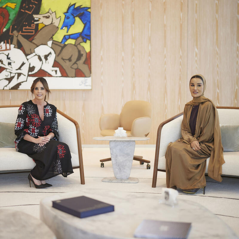 صاحبة السمو تجتمع بحرم فخامة رئيس باراغواي