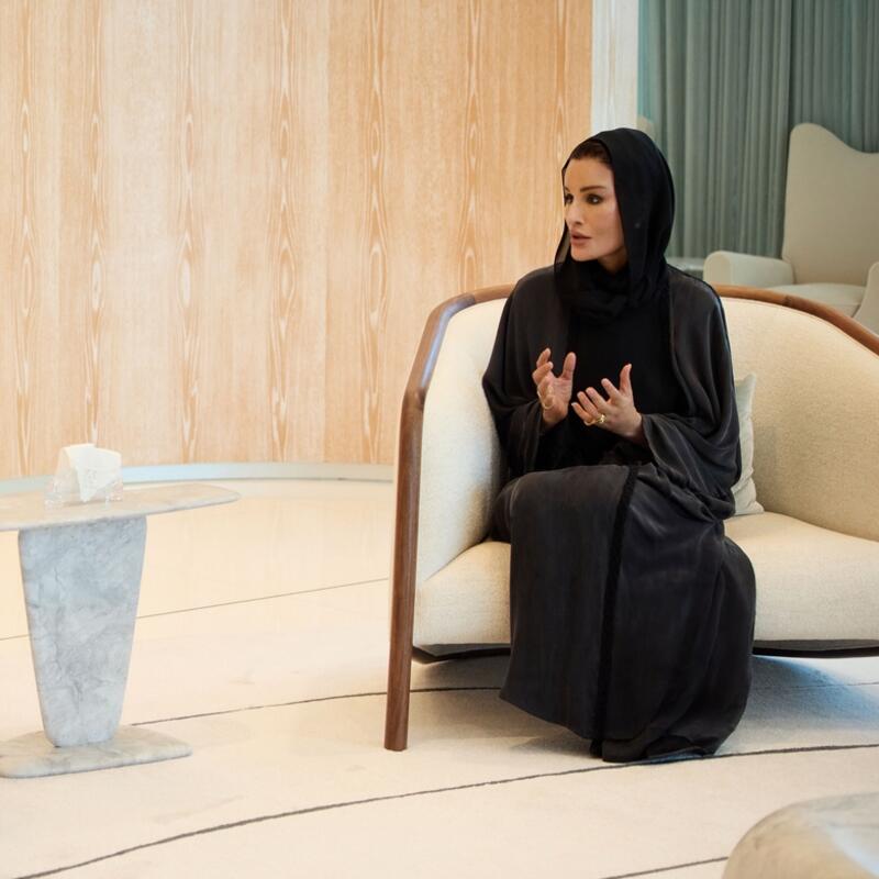 Her Highness meets with the United Nations High Commissioner for Refugees