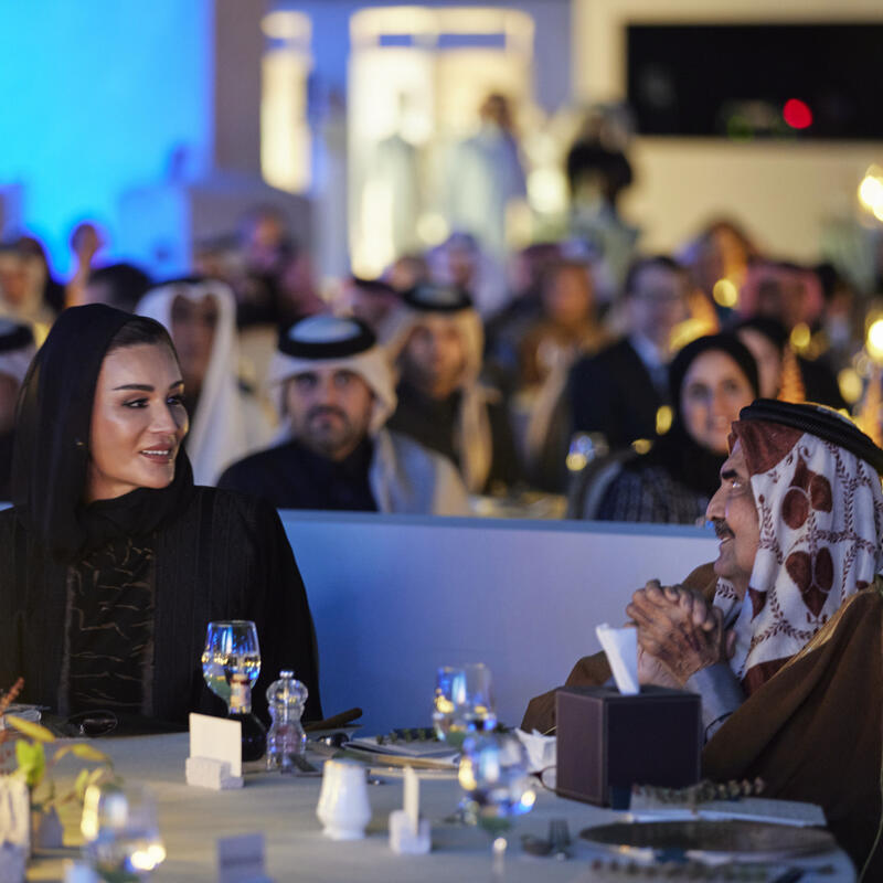 His Highness the Father Amir and Her Highness Sheikha Moza bint Nasser attend celebration of 30 years of Qatar Foundation