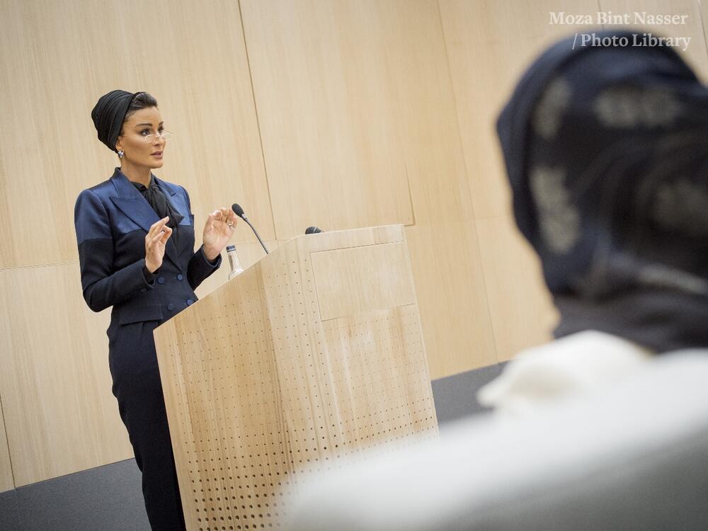 HH Sheikha Moza bint Nasser speaks at opening of the University of Oxford Middle East Centre HH Sheikha Moza bint Nasser speaks at opening of the University of Oxford Middle East Centre