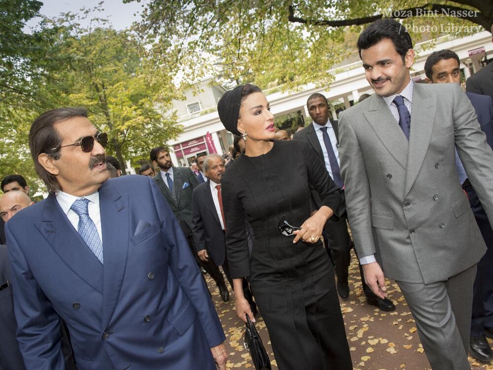 HH The Father Emir, HH Sheikha Moza attend closing events of Qatar Prix De L'Arc De Triomphe HH The Father Emir, HH Sheikha Moza attend closing events of Qatar Prix De L'Arc De Triomphe