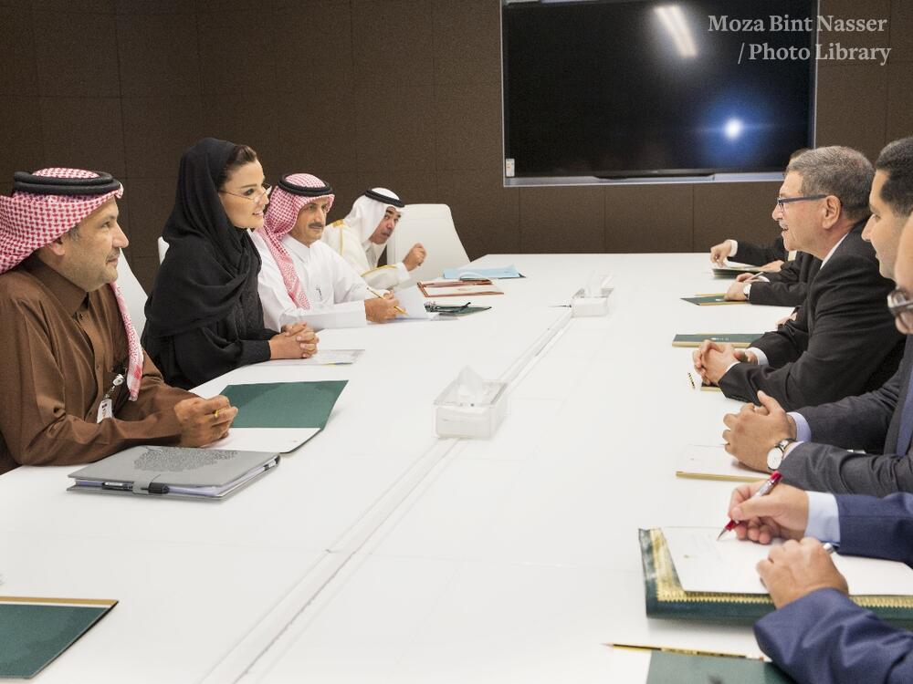 HH Sheikha Moza Meets Tunisian PM HH Sheikha Moza Meets Tunisian PM