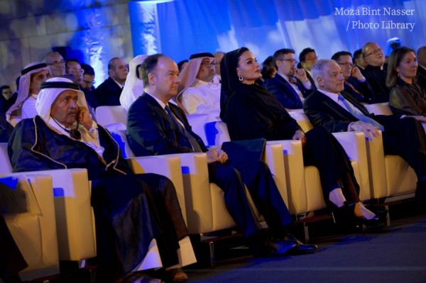 HH Sheikha Moza at Georgetown Qatar 10th anniversary 