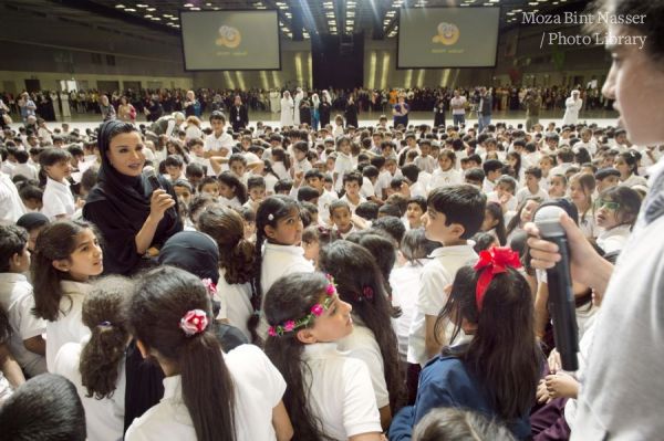 Annual QF Education City Group Photo with Her Highness 2015